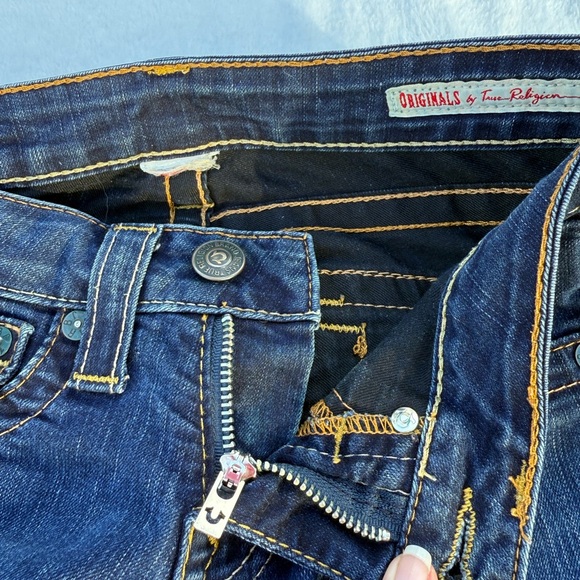 True Religion Women's Skinny Jeans – Serena Size 26, Distressed Blue Wash - Picture 10 of 12